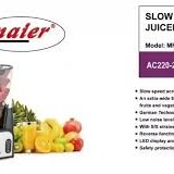 عصاره گیر مایر مدل MR263 ظرفیت 0.5 لیتر تک کاره 600 وات